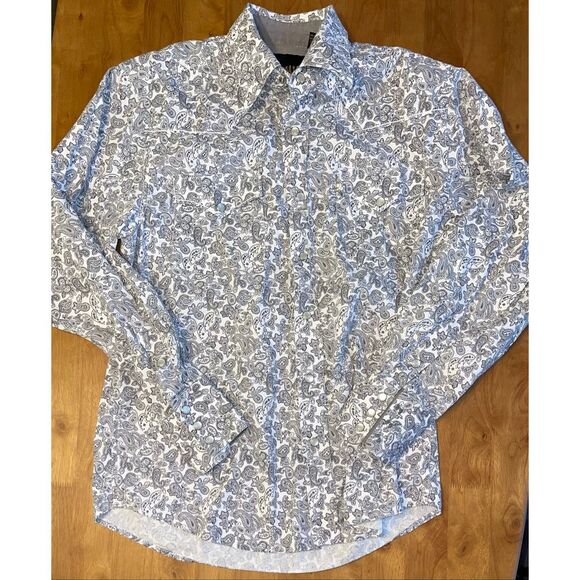 Drysdales Vintage Western Button Up Pearl Snap Men’s Size Medium - Picture 1 of 6